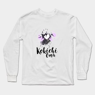 Kokichi Oma (Paint Splatter) Long Sleeve T-Shirt